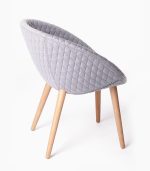 صندلی راحتی با پایه چوبی - Image 2